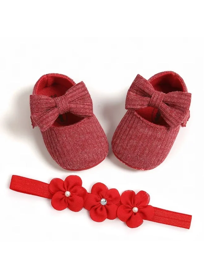 بامبيميسي مجموعة أحذية ناتاليا - أحمر